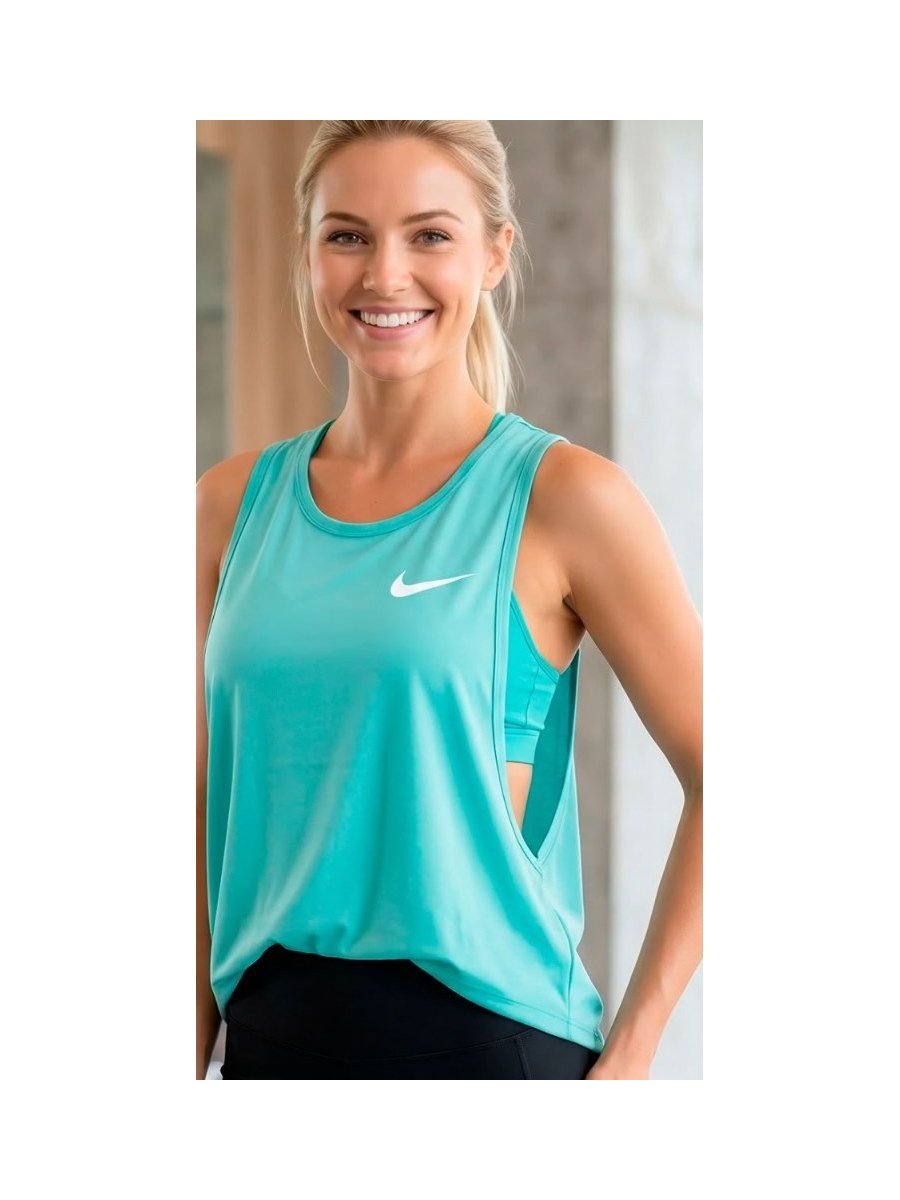 Top Deportivo Nike – Verde Agua